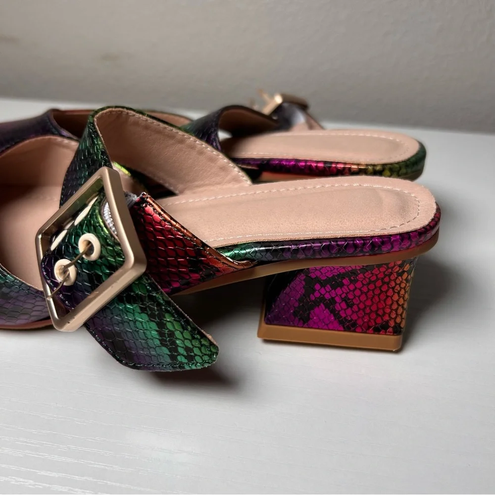 ✨Buckle Ballet Flats/Slip ons for Women European Size 38 USA size 7.5-8 NWOT‎